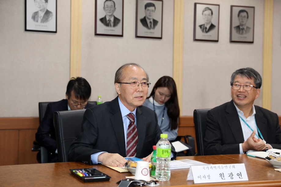 국가과학기술연구회 원광연 이사장 화학(연) 방문 이미지